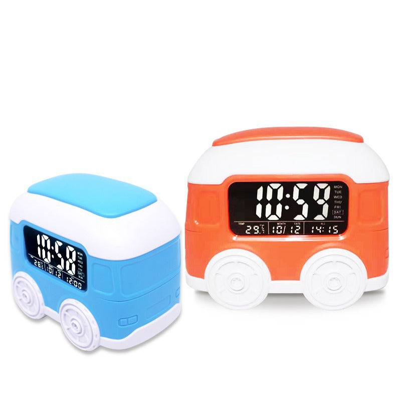 Digital Alarm Clock in Modern Bus Design