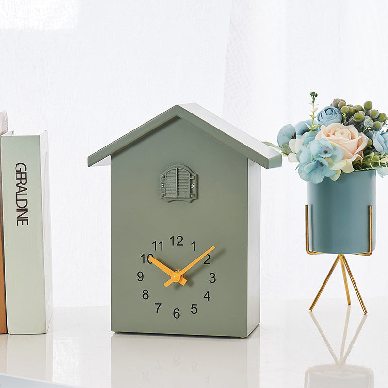 Cuckoo clock in creative house design