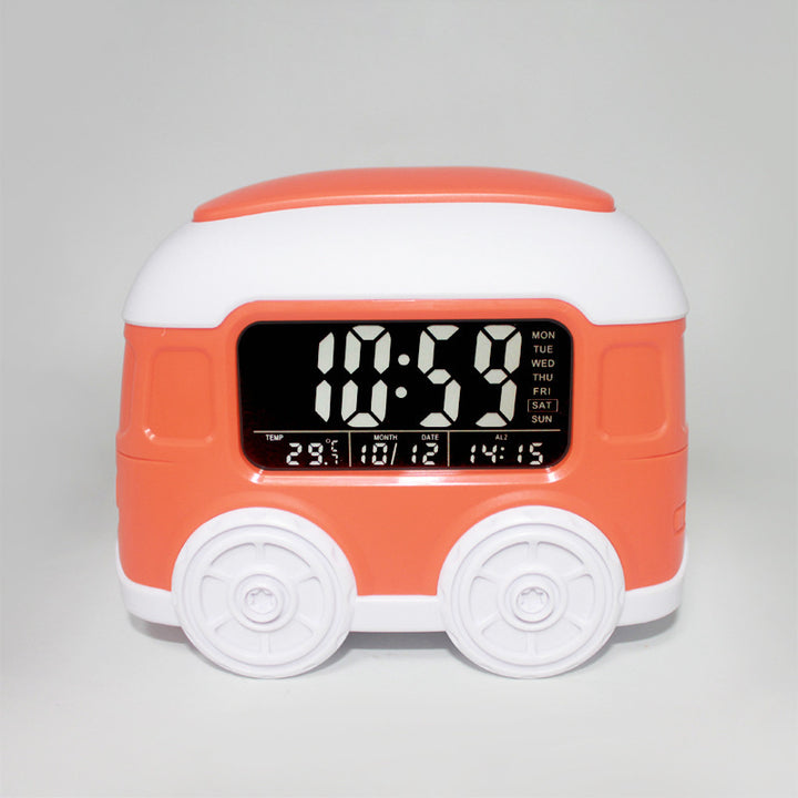 Digital Alarm Clock in Modern Bus Design