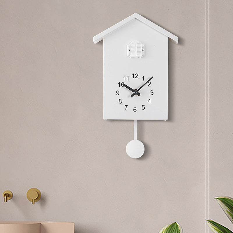 Cuckoo clock in creative house design