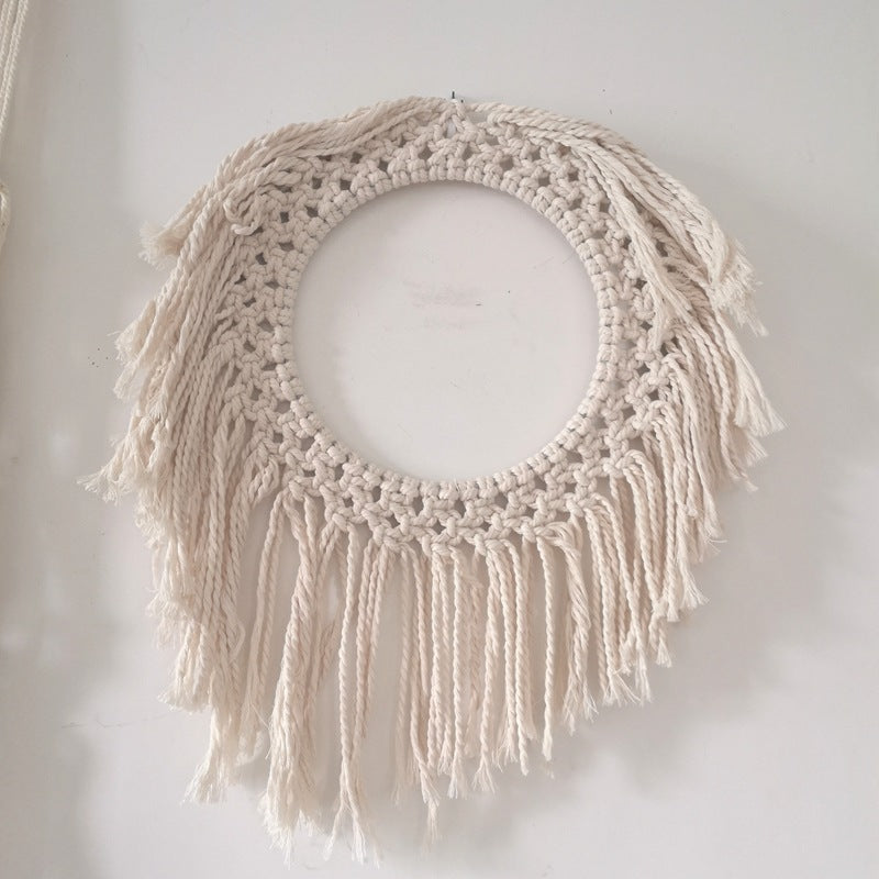 Decorative Macrame Wall Mirror