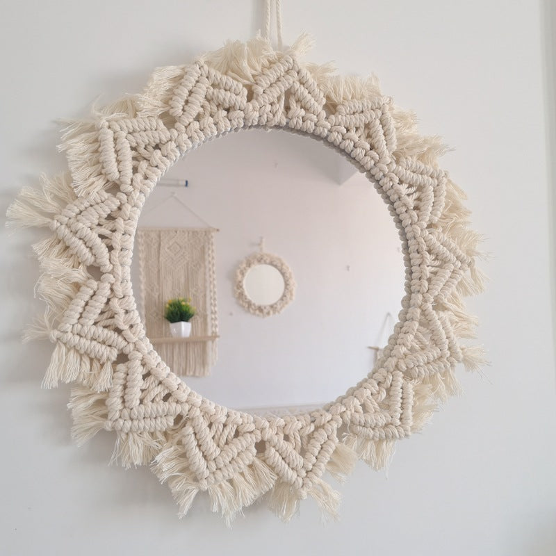 Decorative Macrame Wall Mirror
