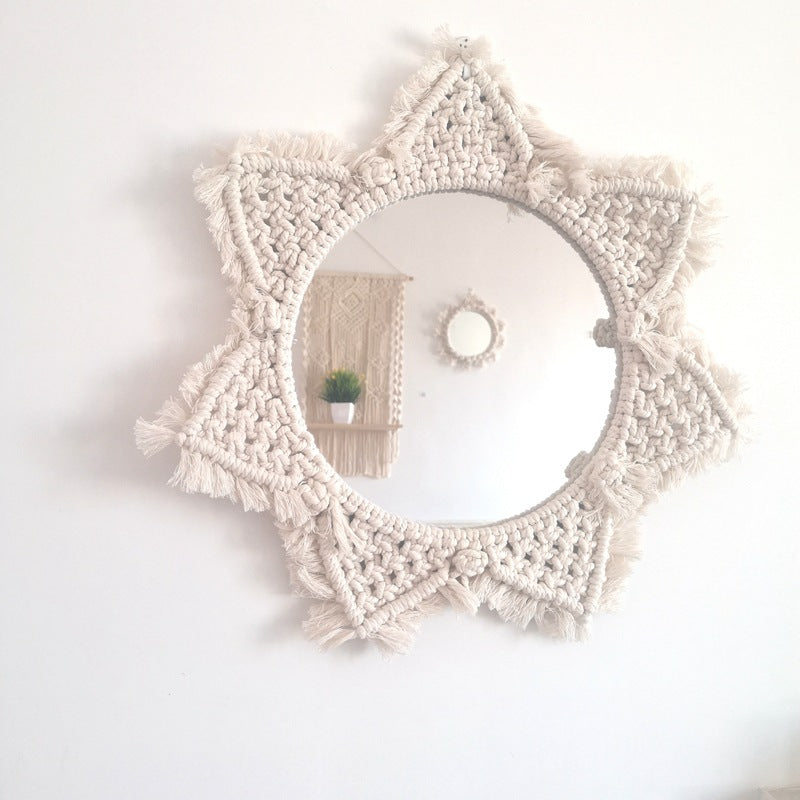 Decorative Macrame Wall Mirror