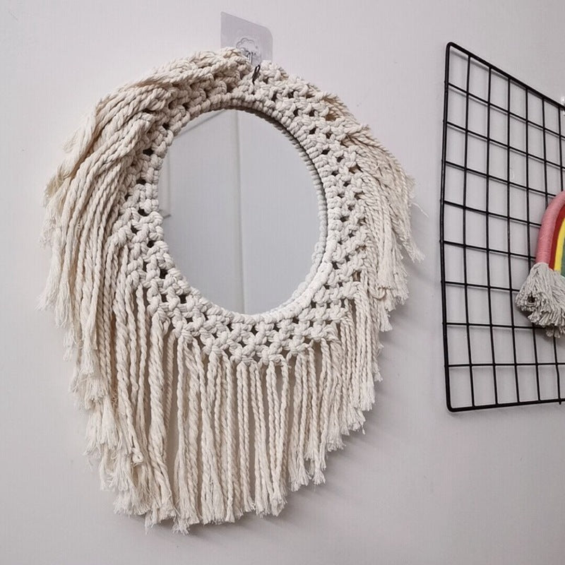 Decorative Macrame Wall Mirror