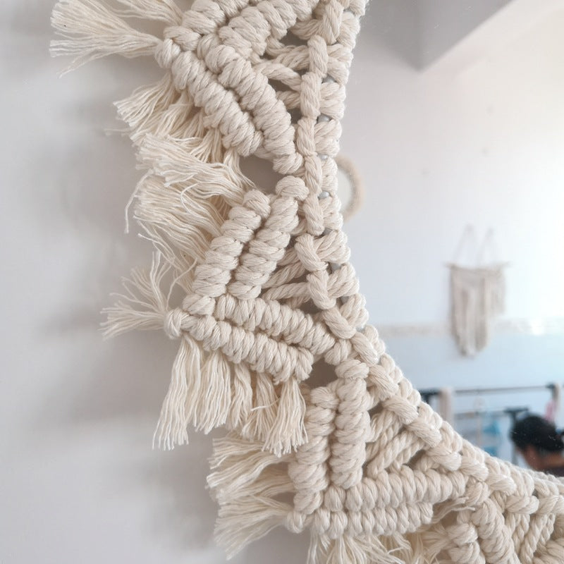 Decorative Macrame Wall Mirror