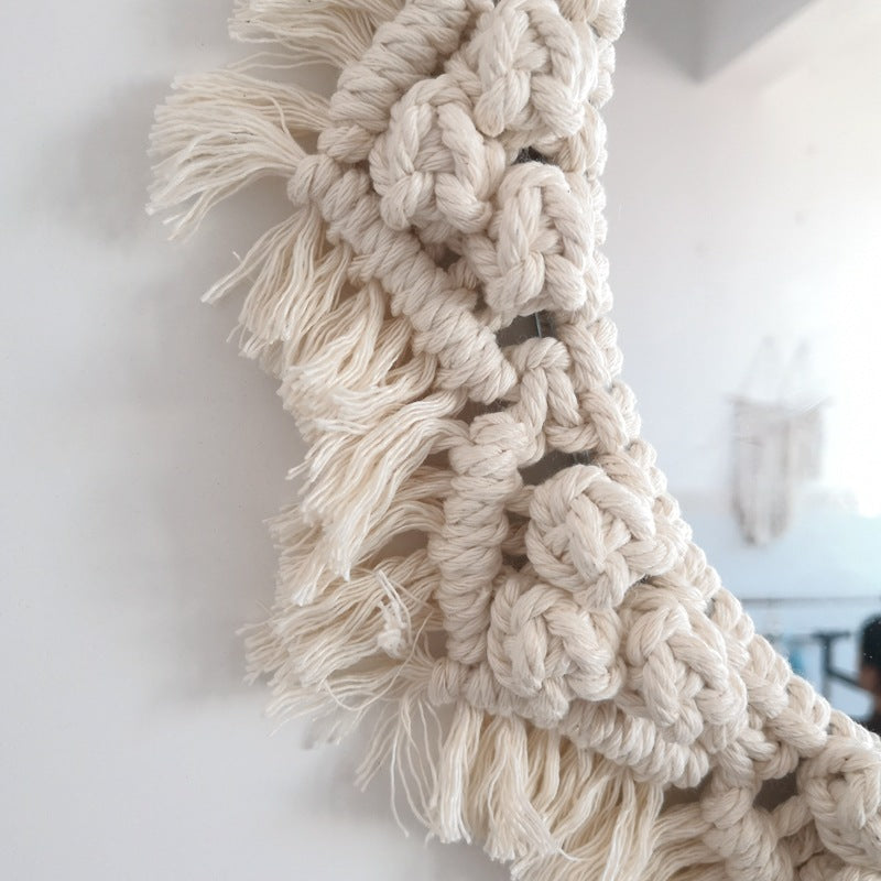 Decorative Macrame Wall Mirror