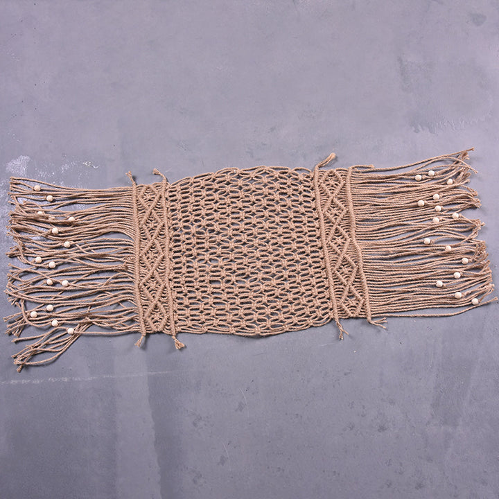 Decorative macrame placemat
