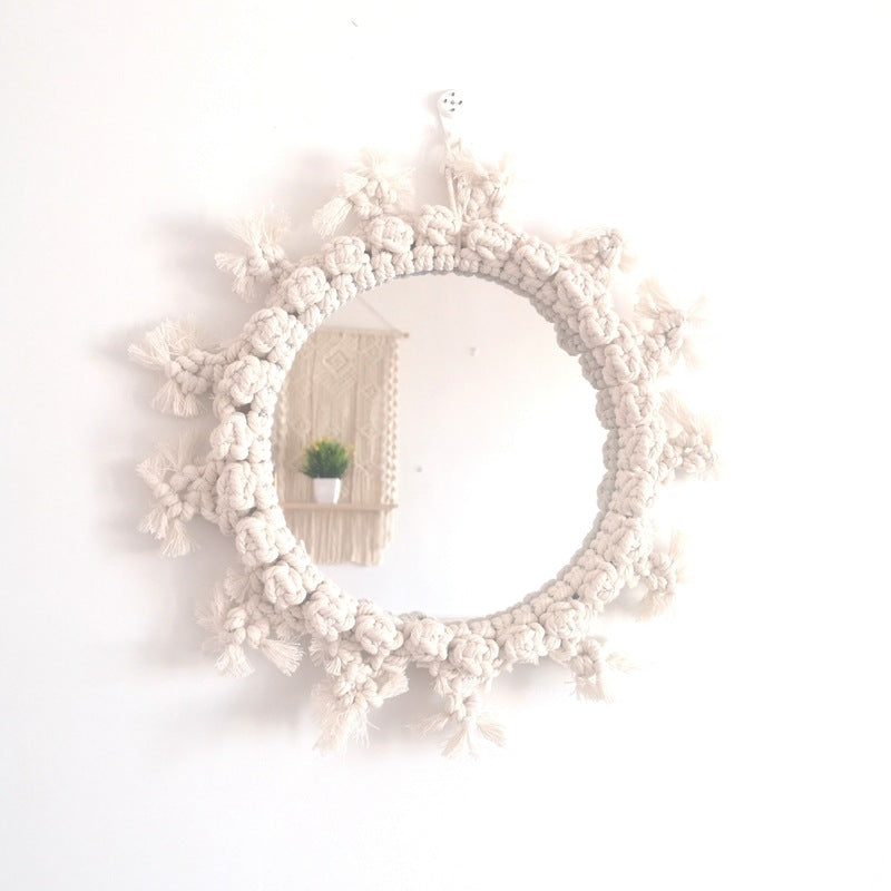 Decorative Macrame Wall Mirror