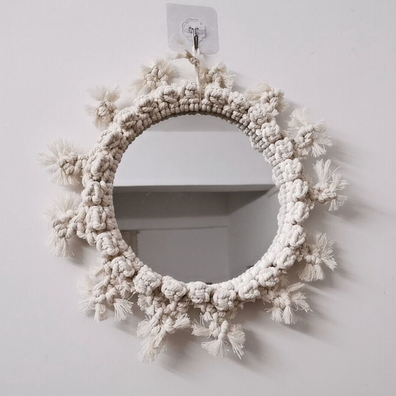 Decorative Macrame Wall Mirror