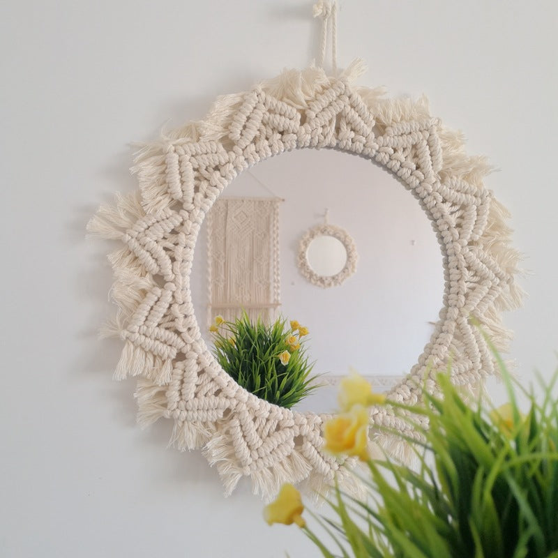 Decorative Macrame Wall Mirror