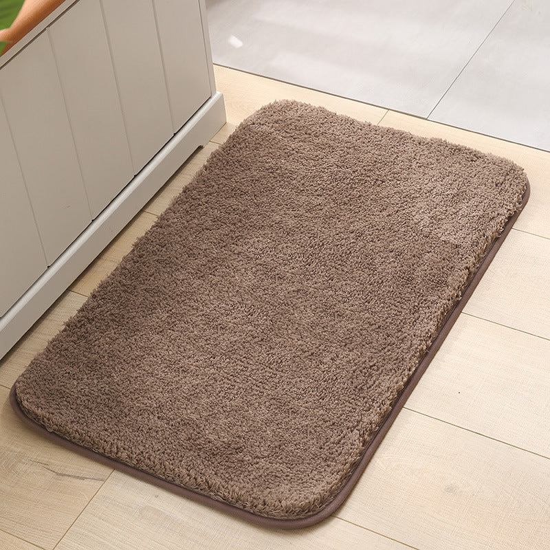 Absorbent Plush Bath Rug for Bathroom