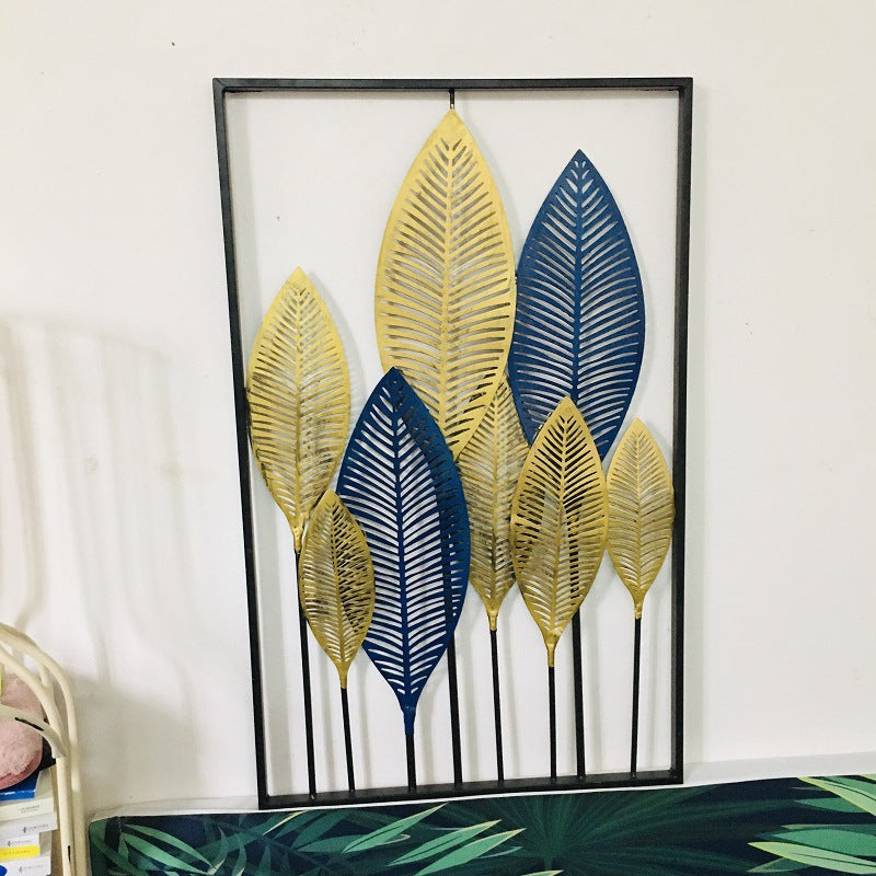 Artistic Metal Leaf Wall Sculpture