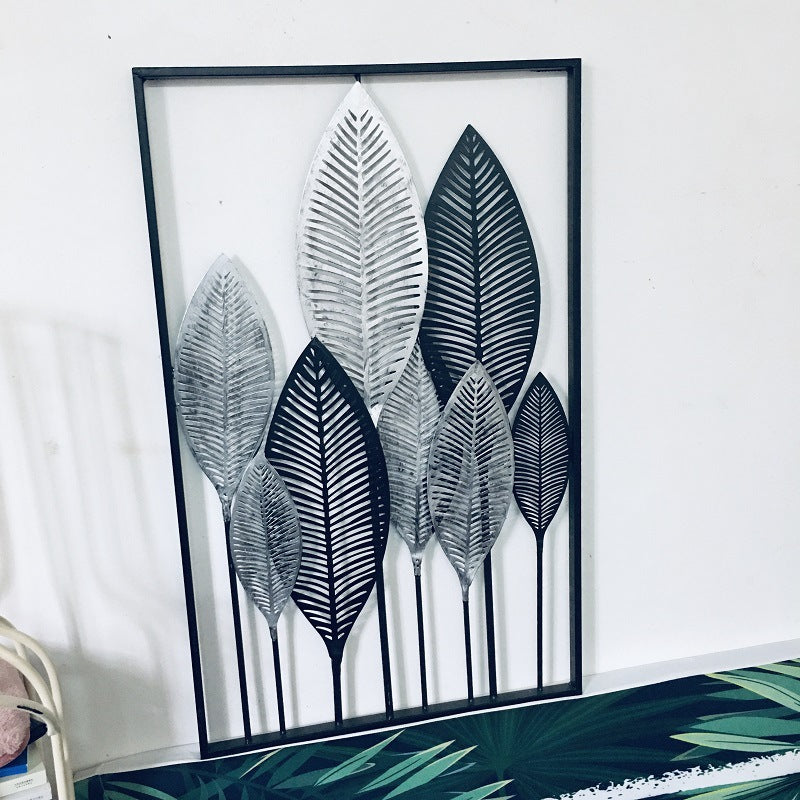 Artistic Metal Leaf Wall Sculpture