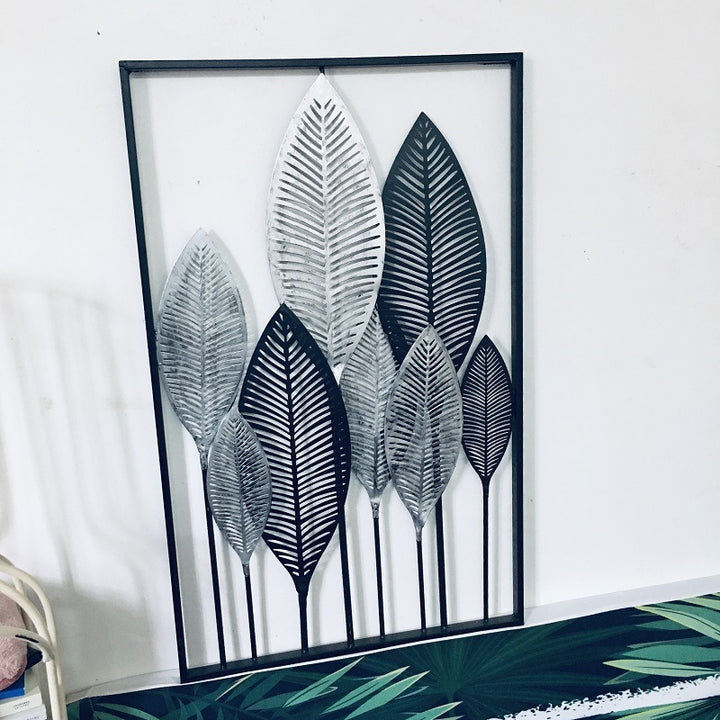 Artistic Metal Leaf Wall Sculpture