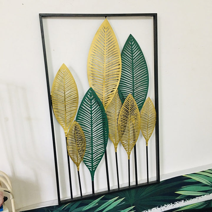 Artistic Metal Leaf Wall Sculpture