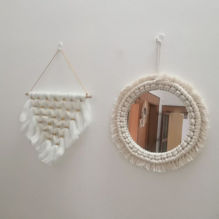 Decorative Macrame Wall Mirror
