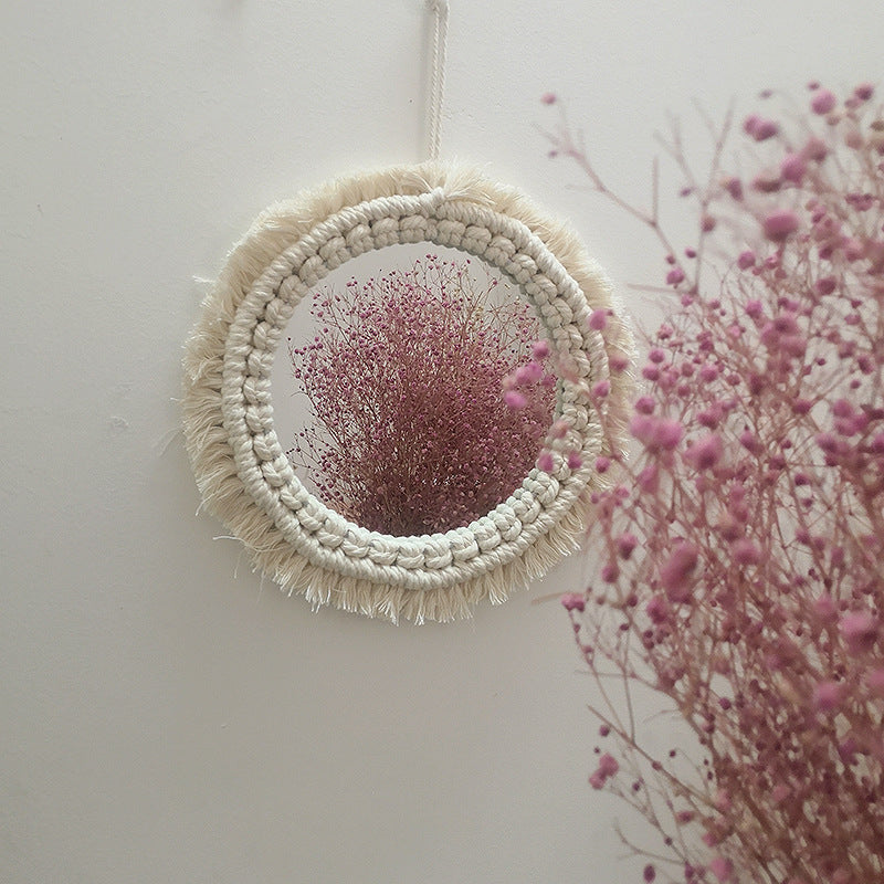 Decorative Macrame Wall Mirror