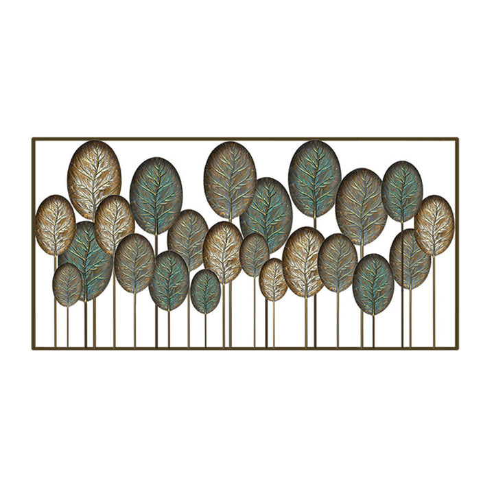 Decorative Metal Leaf Wall Art Panel