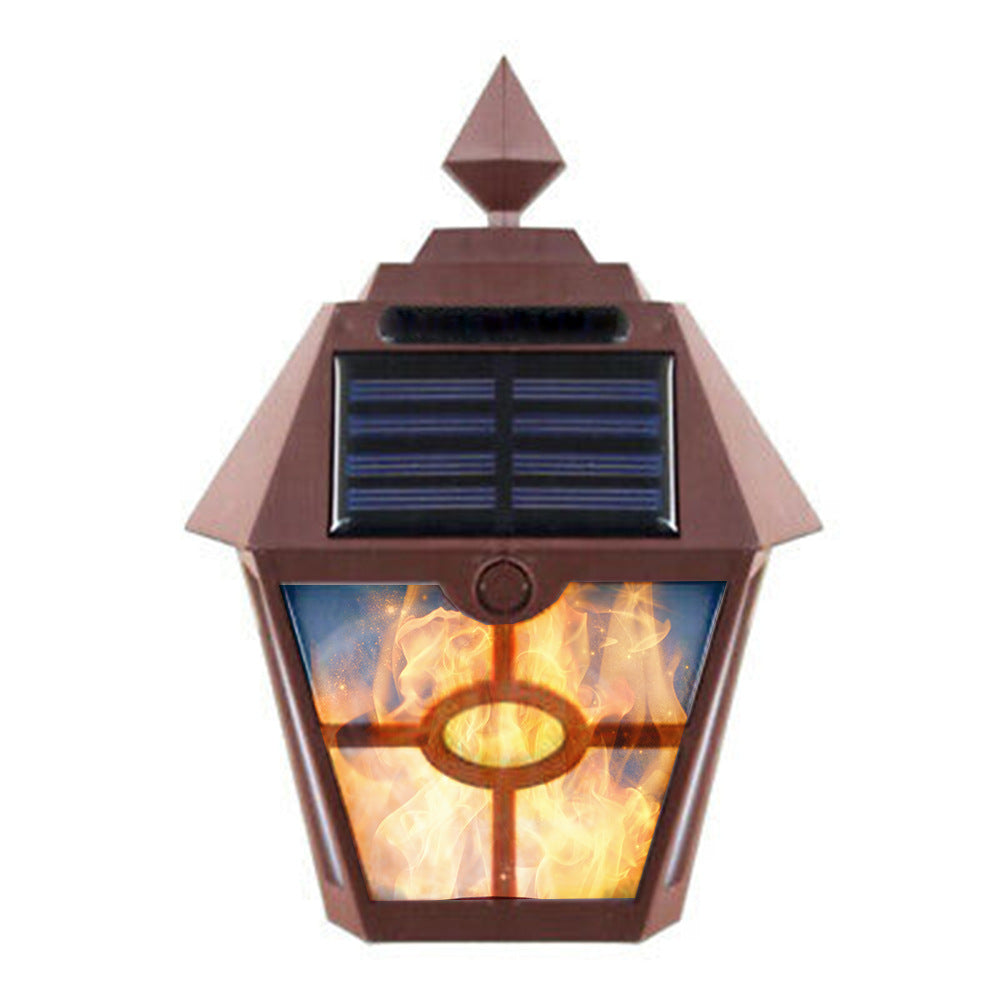 Decorative Solar LED Wall Lantern