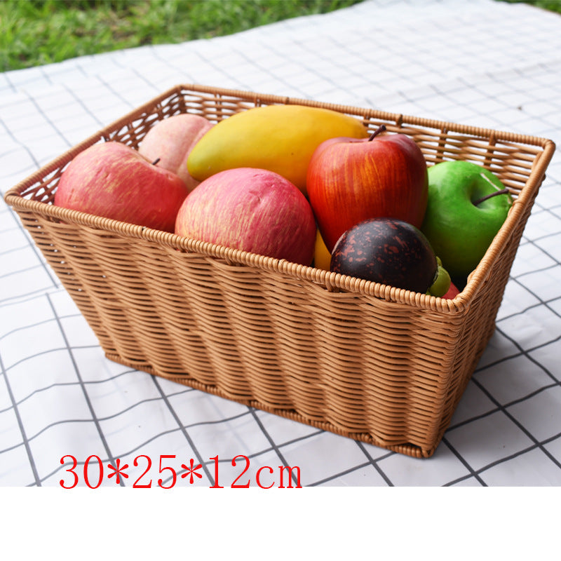 Woven Storage Basket with Natural Fiber