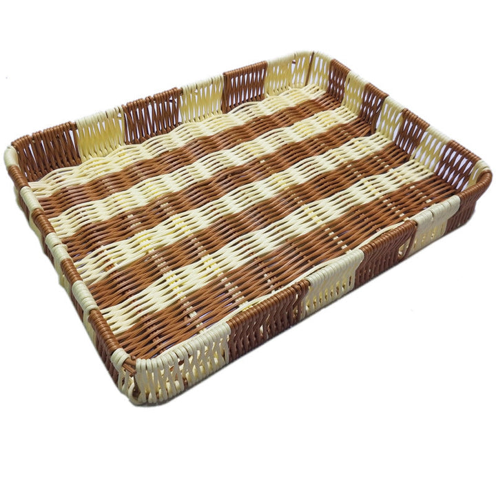 Woven Round Serving Tray