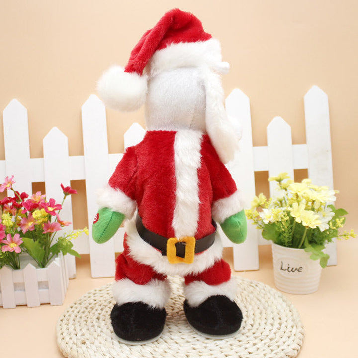 Cuddly Santa Claus decoration figure