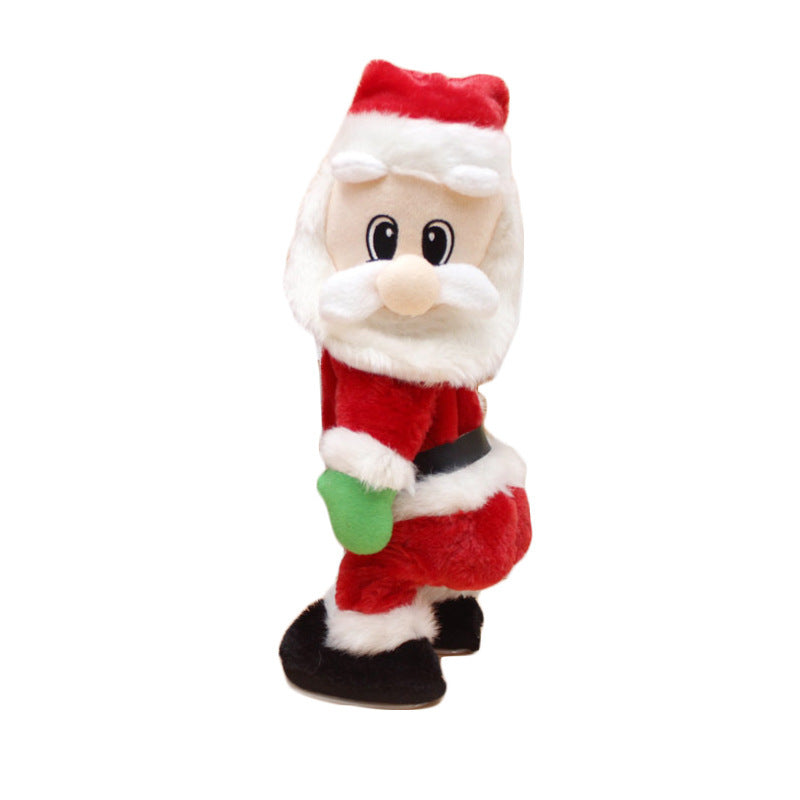 Cuddly Santa Claus decoration figure