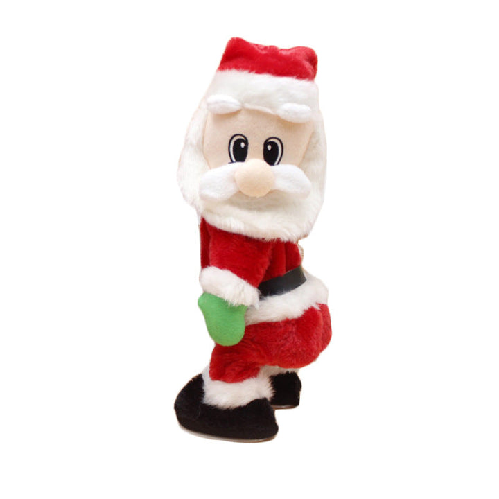Cuddly Santa Claus decoration figure