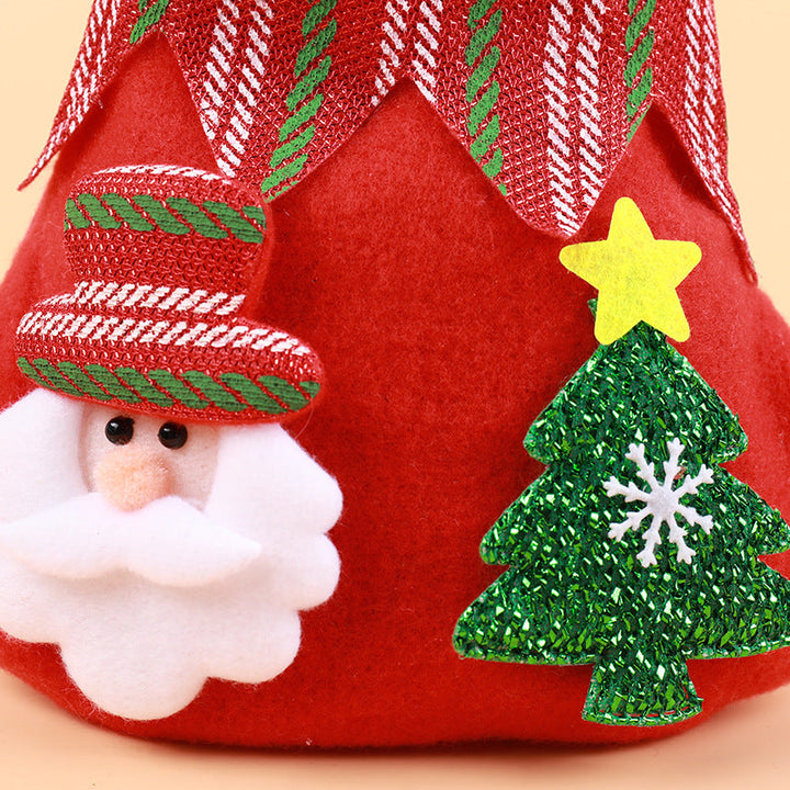 Cute Christmas gift bag made of felt