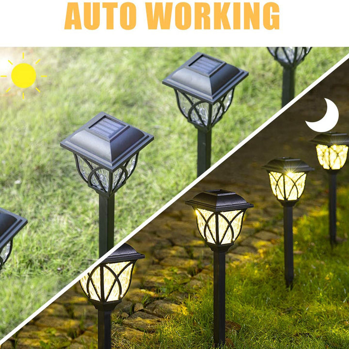 Solar Garden Walkway Light Set
