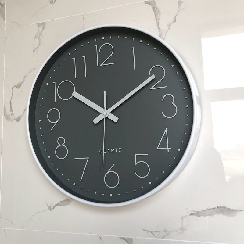 Wall clock with modern minimalist design