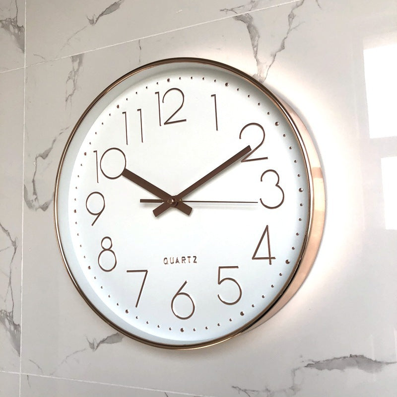 Wall clock with modern minimalist design
