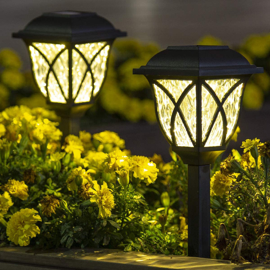 Solar Garden Walkway Light Set