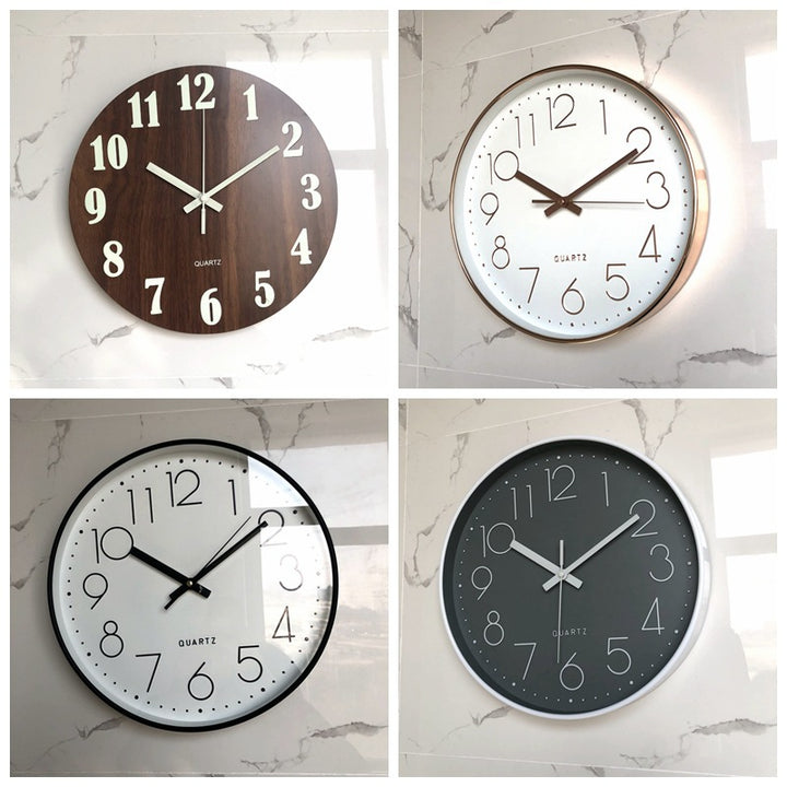 Wall clock with modern minimalist design