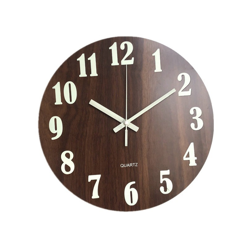 Wall clock with modern minimalist design