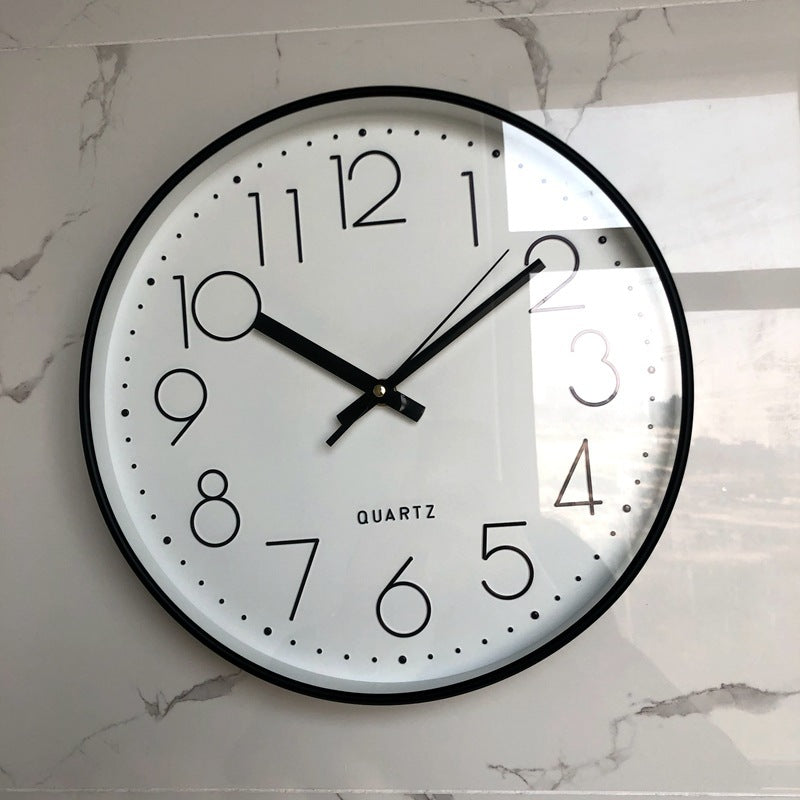 Wall clock with modern minimalist design