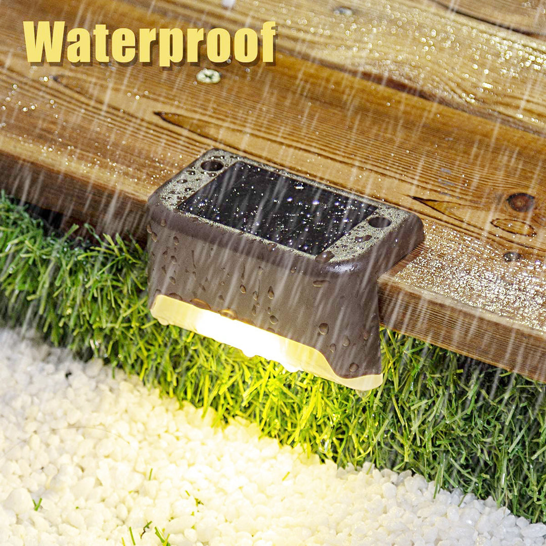 Solar-powered ground-integrated decorative landscape light