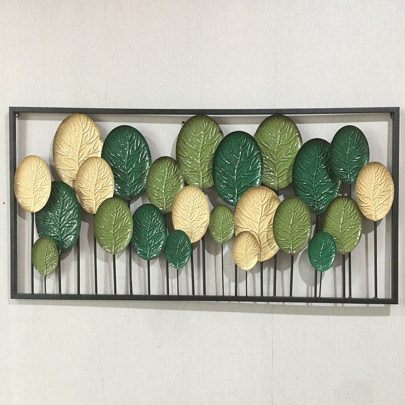 Decorative Metal Leaf Wall Art Panel