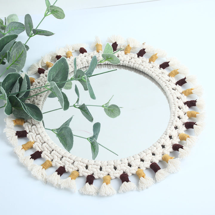 Decorative Macrame Wall Mirror