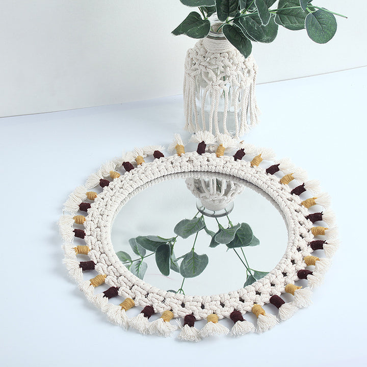 Decorative Macrame Wall Mirror