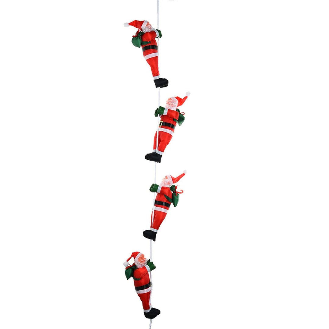 Playful Santa Claus Decoration Figure