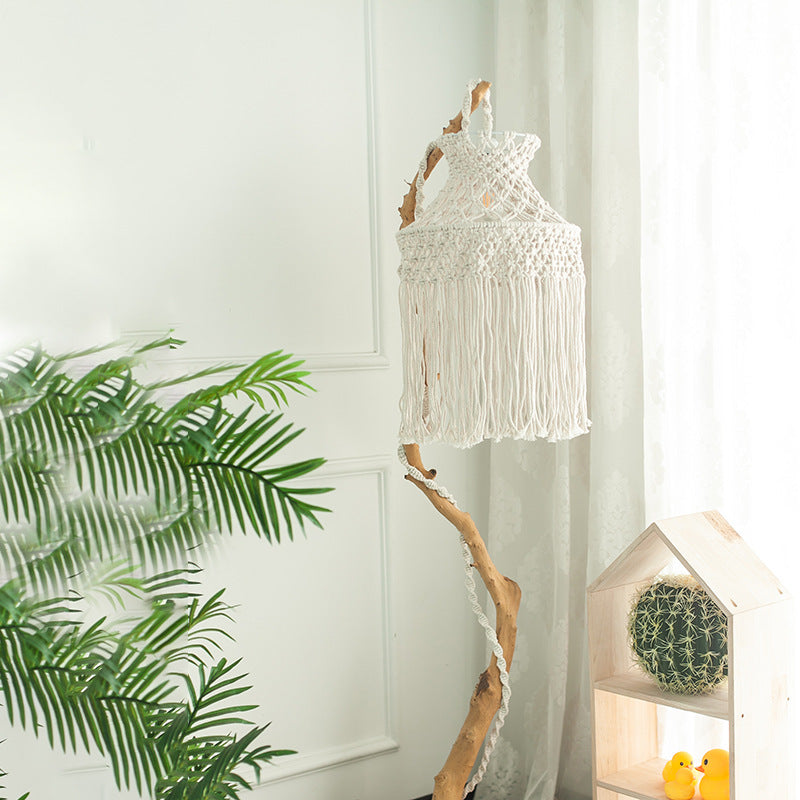 Macramé Hanging Pendant Light