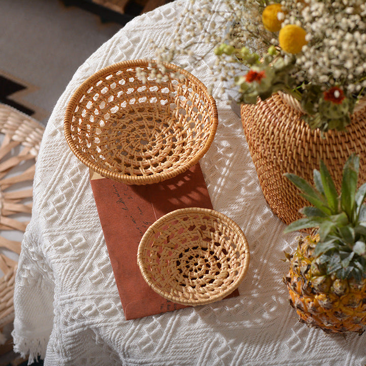 Handwoven storage basket