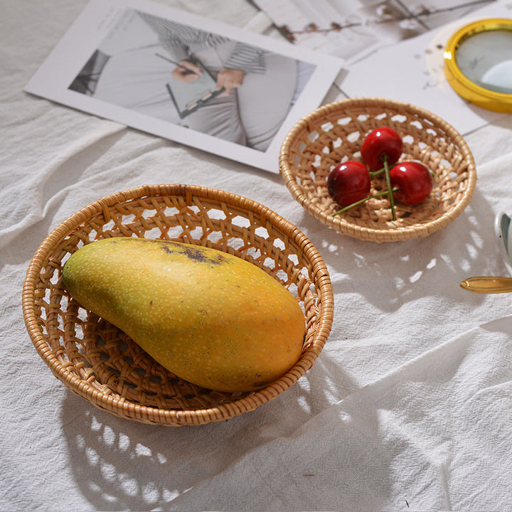 Handwoven storage basket