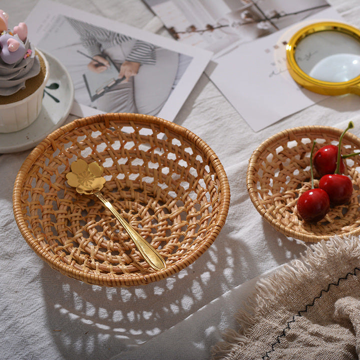 Handwoven storage basket