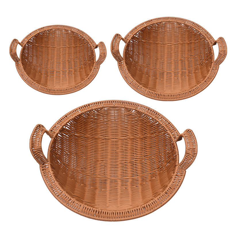 Woven Storage Basket with Handles