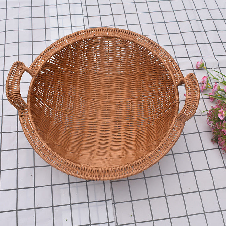 Woven Storage Basket with Handles