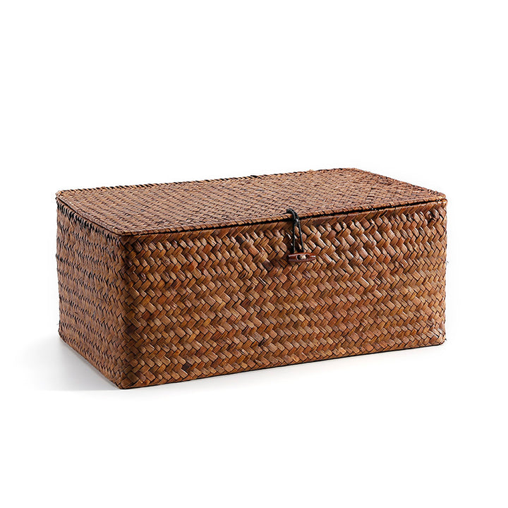 Handcrafted Natural Woven Storage Chest
