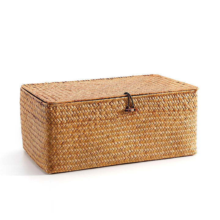 Handcrafted Natural Woven Storage Chest