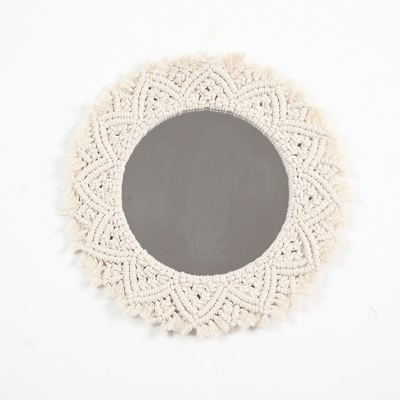 Decorative Macrame Wall Mirror